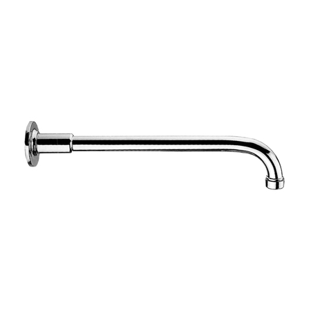 WHITEHAUS Solid Brass One-Piece Shower Arm W/ Decorative Faux Sleeve, Chrm WHSA350-1-C